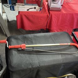 Rigid 6ft auger snake hand operated