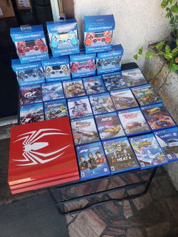 Box Included, cables. 1 S3aled control & 2020 PS4 Pro Playstation 4 Premium edition $420 firm. $20! Per Game 3 for $50! 7 for $100!. $35! Extra contro