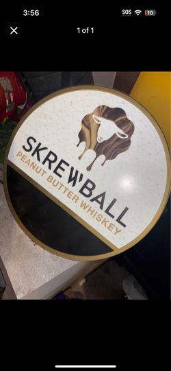 Skrewball Wooden Sign 
