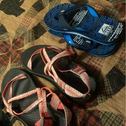 Chacos Size 5 35 Dollars Reef Size 4/5 15 Dollars 