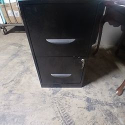 Filing Cabinet 2  Drawer With Keys