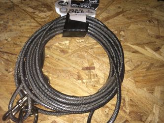 25FT Dog Cable for dogs up to 250 LBS!