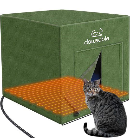 Large Size Heated Cat House for Outdoor

