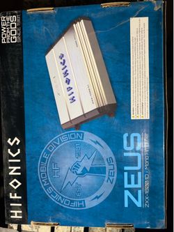 Hifonics amp