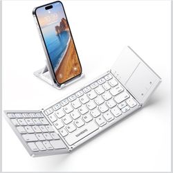 Foldable Bluetooth Keyboard with Touchpad