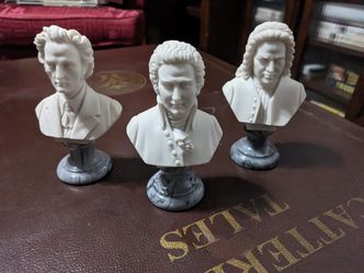 Famous Composers Miniature Busts