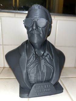3D Printed Stan Lee Bust