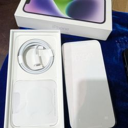 Apple iPhone 14 128GB Unlocked for any carrier.Charger cable included.Almost New .