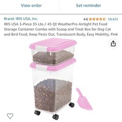 Animal Food Storage Container