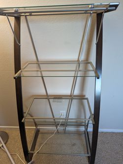 Glass Bookshelf Shelves