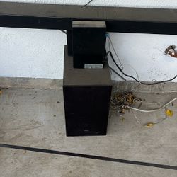 Samsung Sound Bar And Sub Woofer 