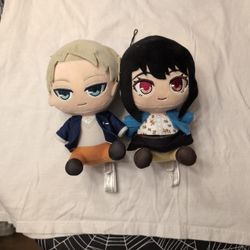 Super Cute Yor And Loid Forget Plushies - 7" - Sitting Pose