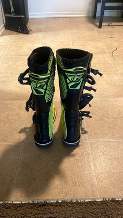 Boys fly racing dirt bike boots