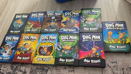 Dog Man Book Series by Dav Pilkey – 10 Books
