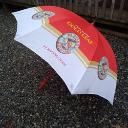 VINTAGE  1977 . FORMULA 1  RACING TEAM. JOHN PLAYER. VERY RARE  UMBRELLA. 52 INCHES. LARGE.  20 Wet0.00 OR BEST OFFER