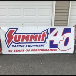 Summit Racing Race Banner 