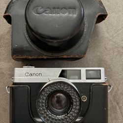 Vintage Canon Canonet SE 45mm F1.9 Film Camera Made in Japan 1104444 – NOT TESTED