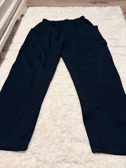 Black Cargo Sweatpants