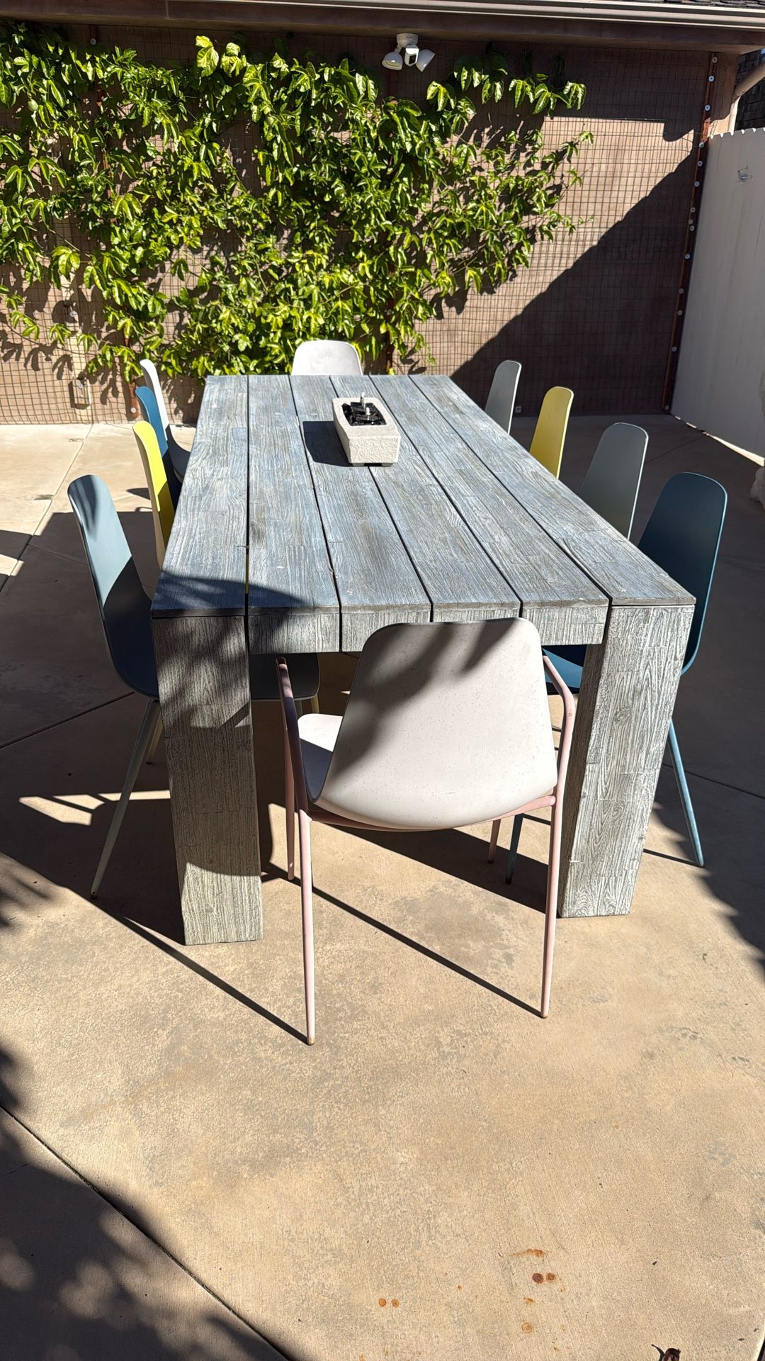 Article Washed Acacia Dining Table