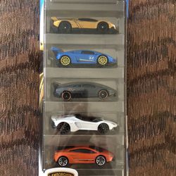 Hot Wheels Lamborghini 5pk