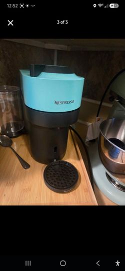 Nespresso Coffee Machine Teal and Black