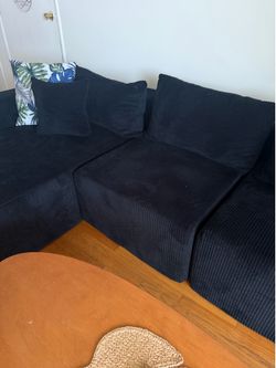 Black sectional