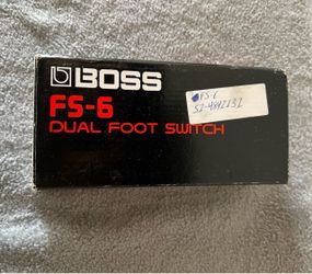 BOSS FS-6 Guitar Bass Dual Foot Switch Multi Use Amplifier Pedal