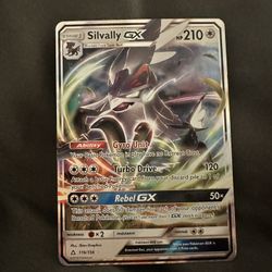 Pokemon Silvally GX Card