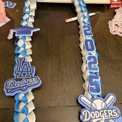 Dodgers Graduation Lei
