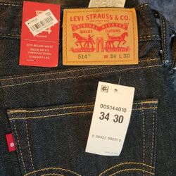 "New" Levi Jeans , Size W34  L30