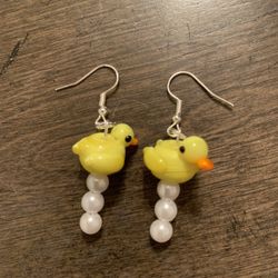 Duck Earrings