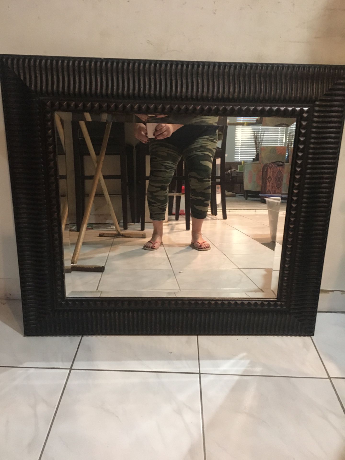 Beautiful Mirrored Frame