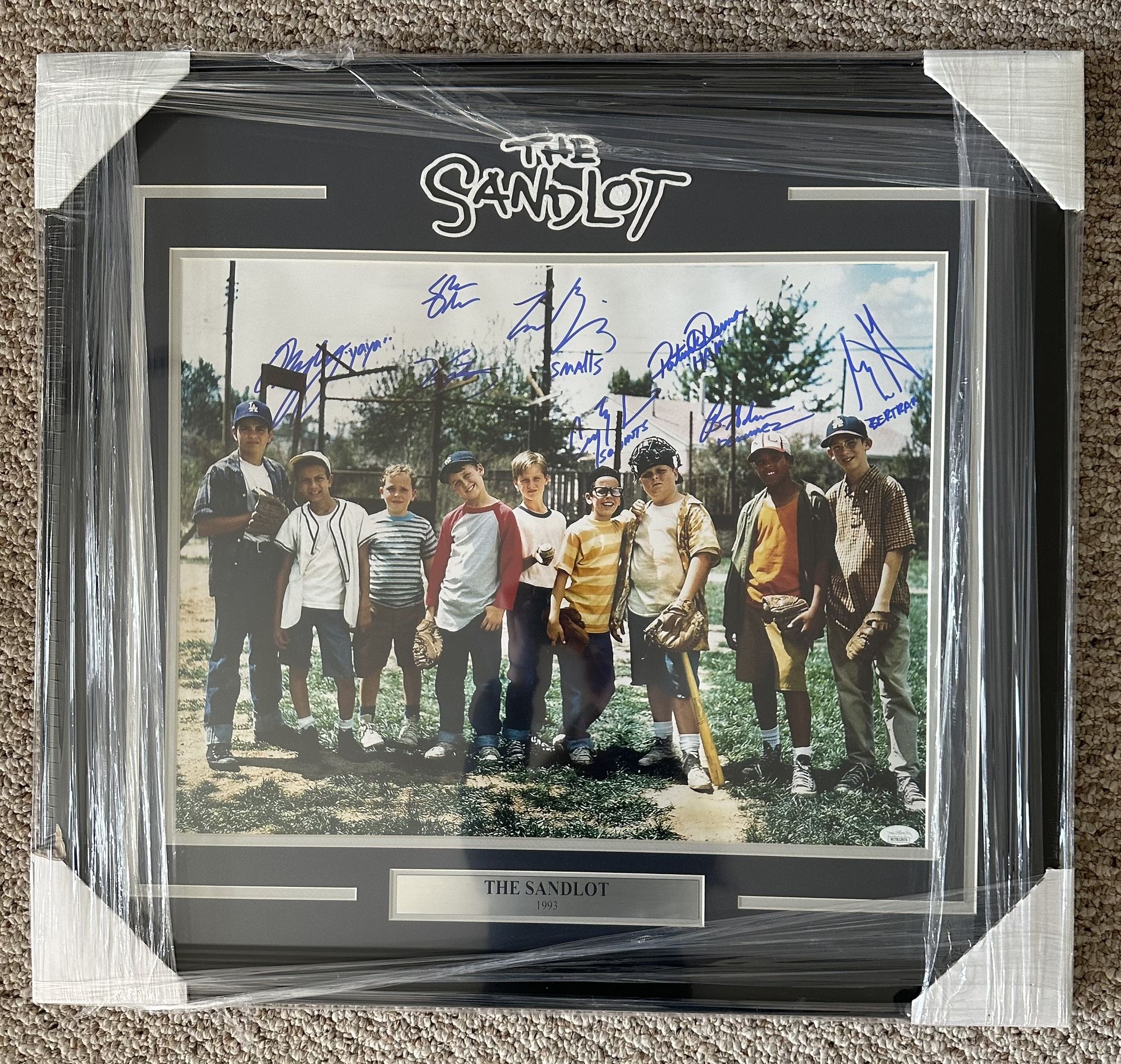 The Sandlot Framed Photograph With Authentic Cast Signatures