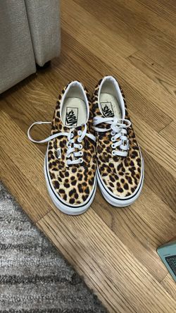 Cheetah Print vans - Women Size 9