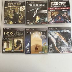 6 PS3 Games (See Picture For Titles)