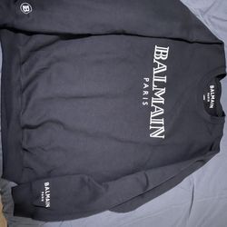 Black Balmain Paris Sweatshirt