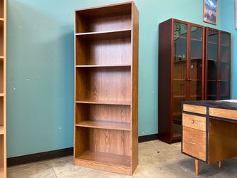 Espresso Finished 5 Shelf Bookcase