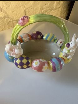 Easter Glass Basket