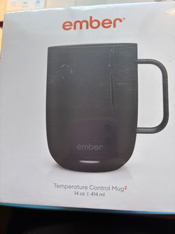 Ember Temperature-Control Ceramic Mug 2 - 14oz. Black