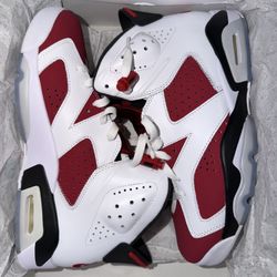 Air jordan Retro 6s “Carmine” Sz 9