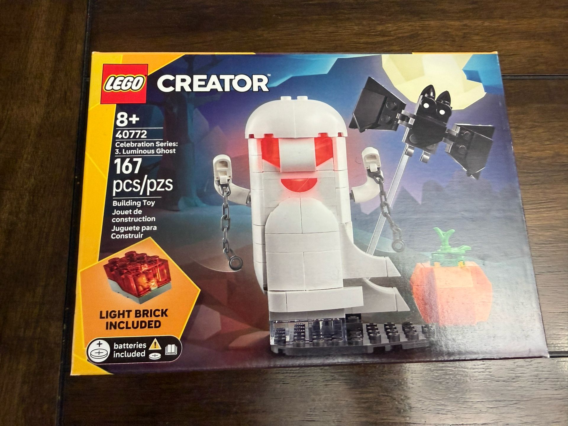 Lego 40722 Luminous Ghost Spooky Season Lego Light Up Ghost