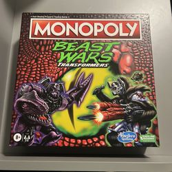 Beast wars transformers Monopoly 