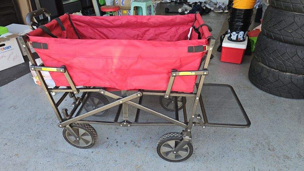 Used Folding Wagon Double Decker With Tailgate $20