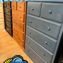 Duplex Grey Jumbo Pinewood Dresser Drawer Comoda 