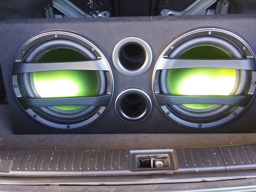 Fusion Subwoofer and Amplifier