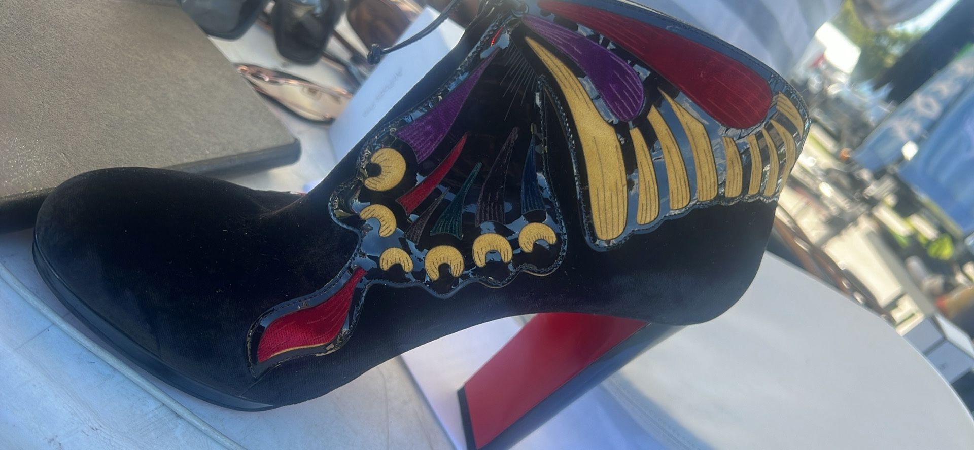 Louis Louboutin Mariposa Hi heels 