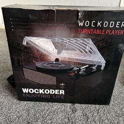 Wockoder Turntable Player - NEW