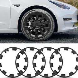 Chaoos 20 Inch Rim Protector Compatible with Tesla Model Y, Tesla Wheel Protector Made of ABS+PC Material, Durable and Wear-Resistant, Not Easy to Fal