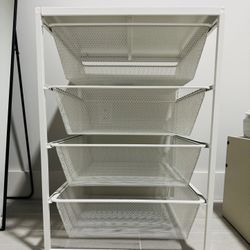 IKEA JONAXEL Storage Unit w/ Top (white)
