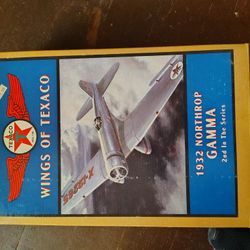 Texaco Collector Die Cast Airplane Penny Bank